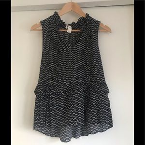 H&M Peplum Printed Tank